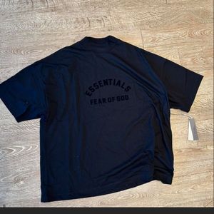 XL Black Mock Neck Fear Of God T Shirt